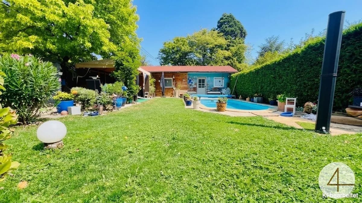 Wohnen am Mühlwasser · Einfamilienhaus mit Pool & Garten · 5 Min. zur U2 · 4 Zimmer · 128 m² · Grünruhelage in der Donaustadt