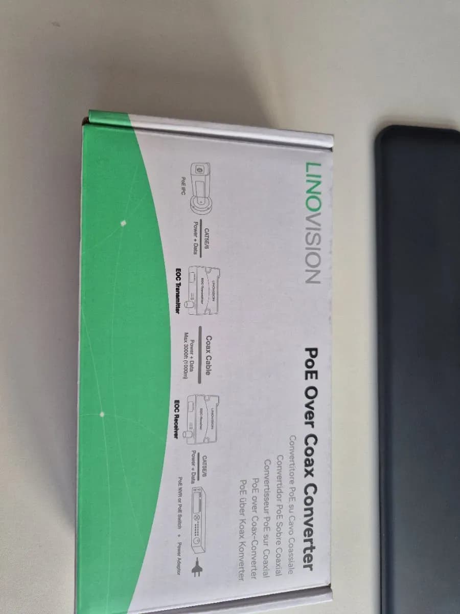 LinoVision PoE Over Coax Converter