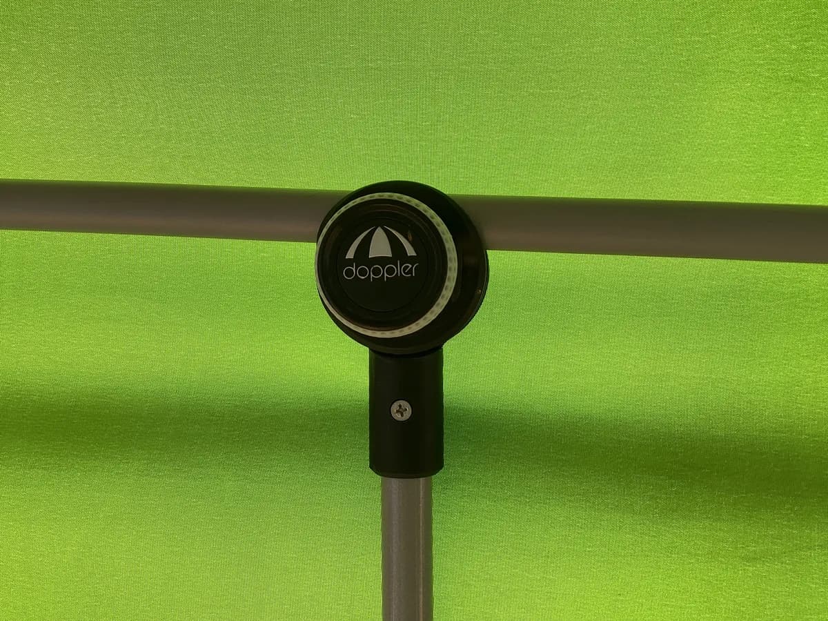 Doppler Sonnenblende und dazupassender Granitschirmständer