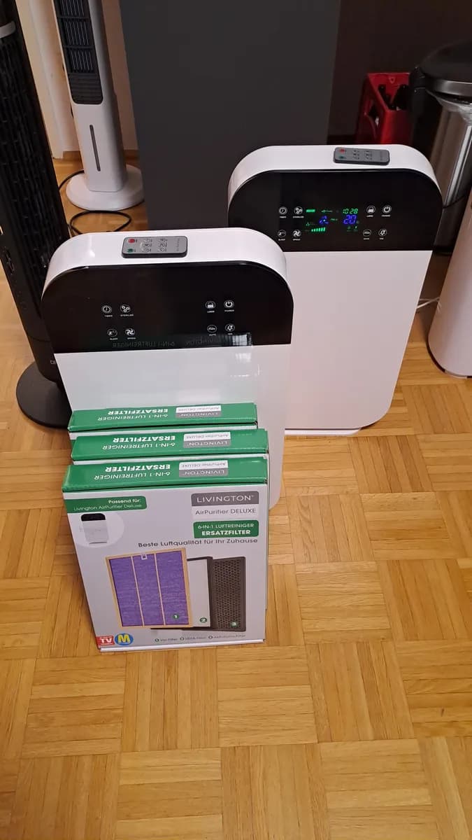 Ab sofort 2 Luftreiniger inkl. Fernbedienung und 2 Pakete Ersatzfilter zu verkaufen