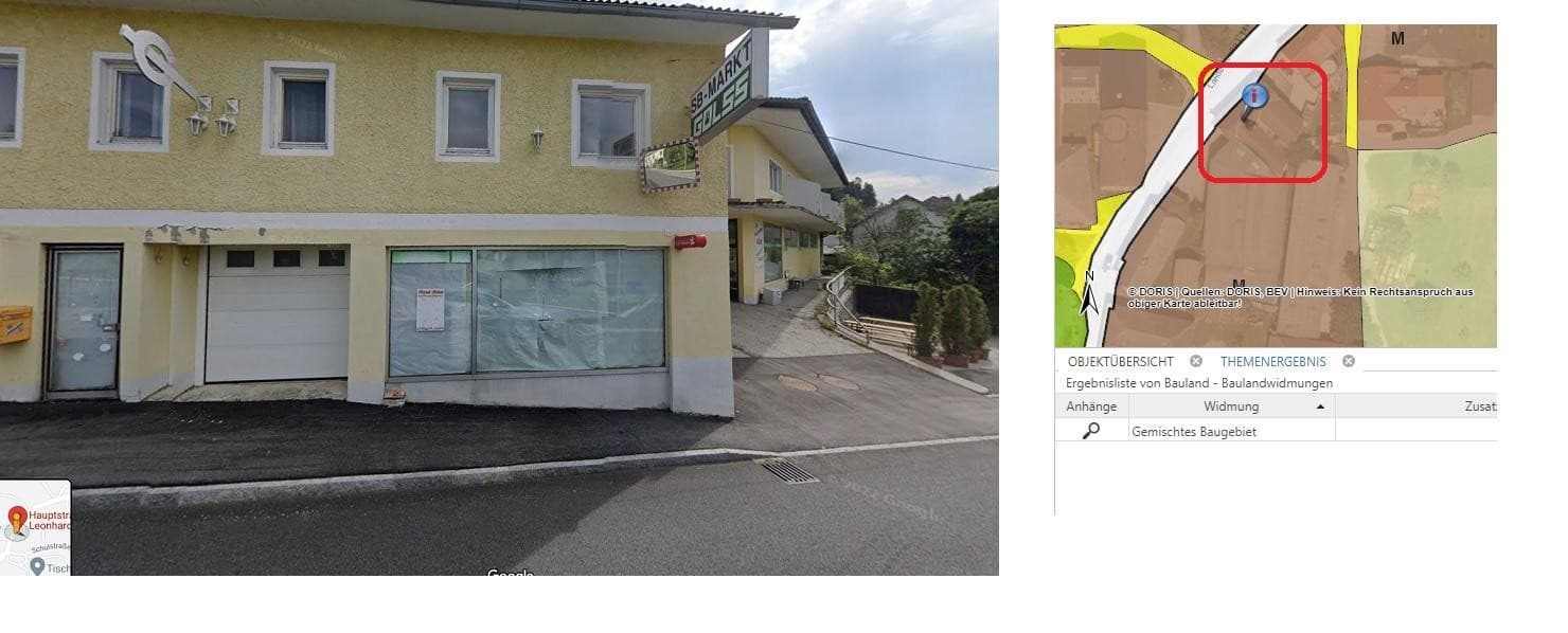 Bauträgergrundstück Zentrum St.. Leondhard M Widmung mit Altbestand- leerstehendes Gewerbeobjekt - Bild 1