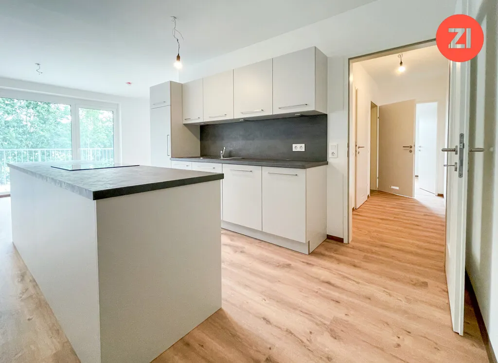 Geförderte 3-Zimmer-Wohnung mit Einbauküche und Tiefgaragenstellplatz