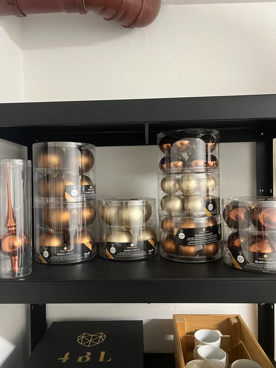 Christbaumschmuck aus Echtglas