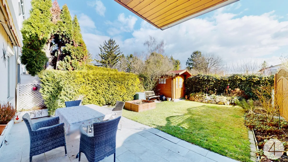 8 Minuten zur U2 - Gartenwohnung - möbliert - sonnige Terrasse - absolute Ruhelage - Lobau ums Eck - Bild 1
