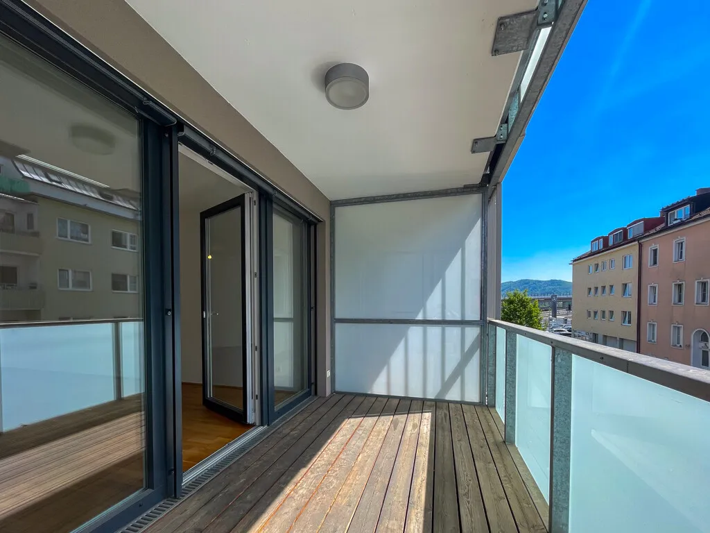 LInz - Urfahr: Wohnen mit Komfort – barrierefreie 3-Zimmer-Wohnung mit Balkon - Bild 1