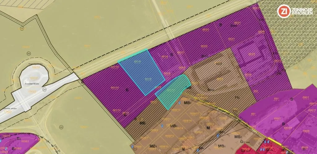 Top Betriebsbaugrund 8800m² mit Baurecht - geteilt/kombinierbar - Leonding nähe Pluscity