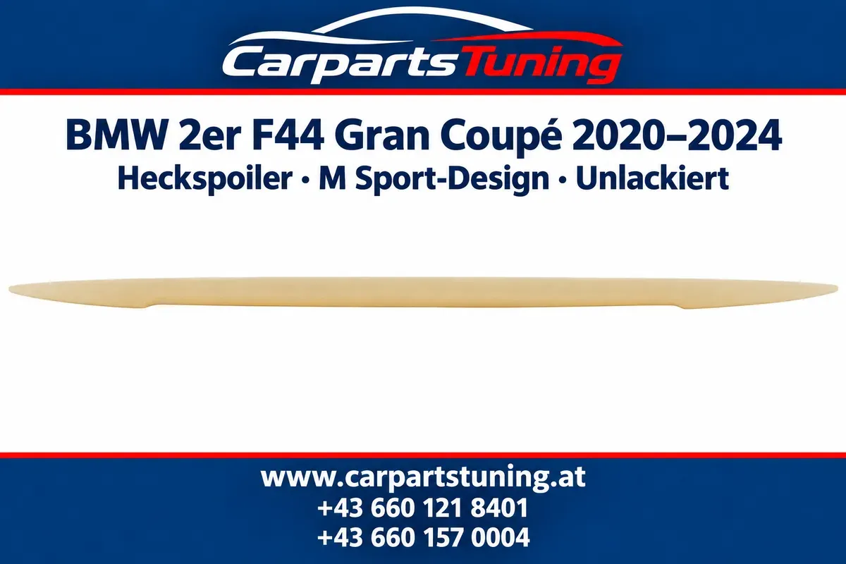 BMW 2er F44 Gran Coupé 2020-2024 Heckspoiler M Sport-Design unlackiert