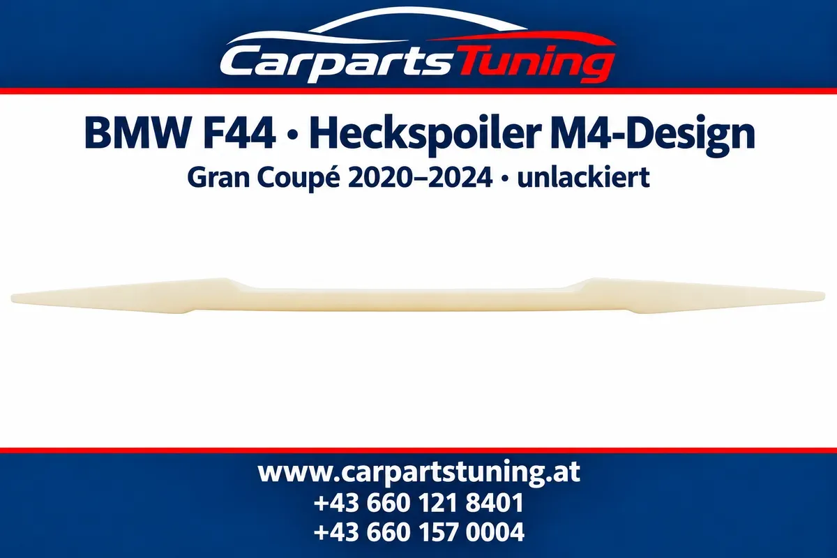 BMW 2er F44 Gran Coupé 2020-2024 Heckspoiler M4-Design unlackiert
