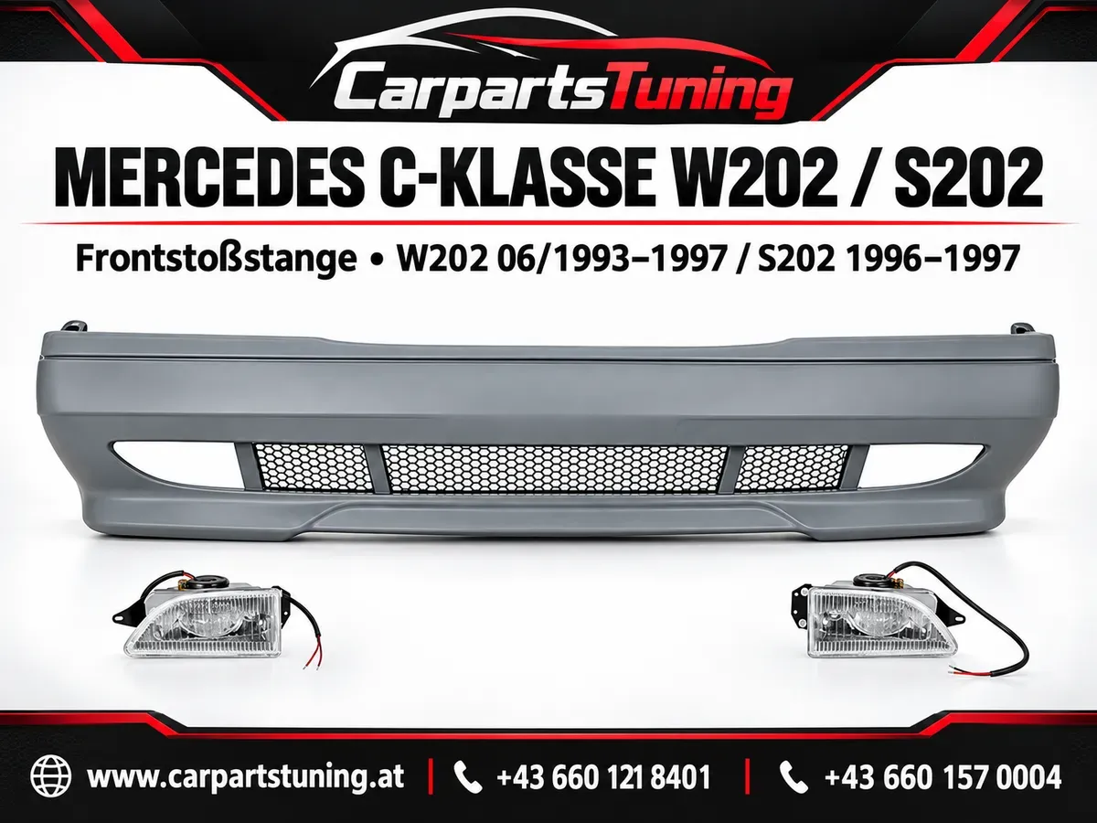 Mercedes C-Klasse W202 S202 Frontstoßstange PP 1993-1997