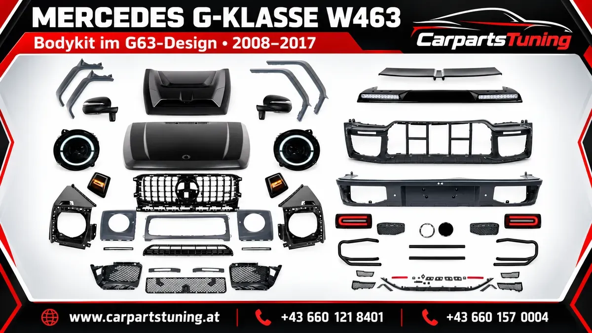 Mercedes G-Klasse W463 Bodykit G63 Design 2025 für 2008-2017