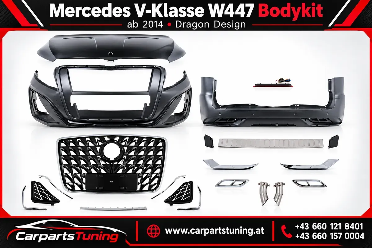 Bodykit Mercedes V-Klasse W447 ab 2014 Dragon Design Front und Heck