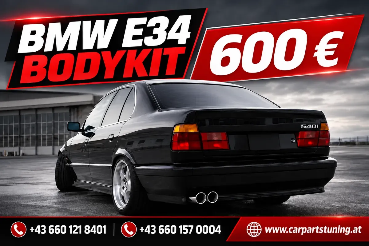 BMW E34 Bodykit | Front- und Heckstoßstange | Seitenschweller