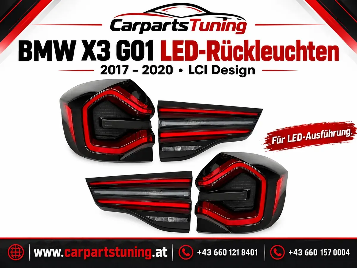 BMW X3 G01 LED-Rückleuchten | 2017-2020 | LCI Design | LED-Ausführung