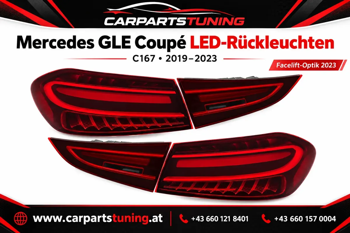 Mercedes GLE Coupé C167 LED-Rückleuchten | 2019-2023 | Facelift Look
