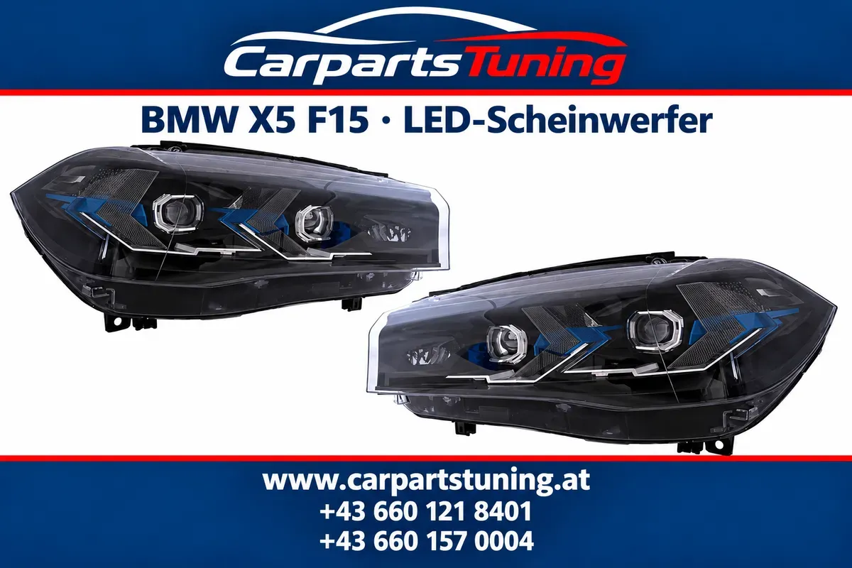 BMW X5 F15 2013-2018 LED-Scheinwerfer Satz für HID-Umrüstung - ohne AFS, LHD