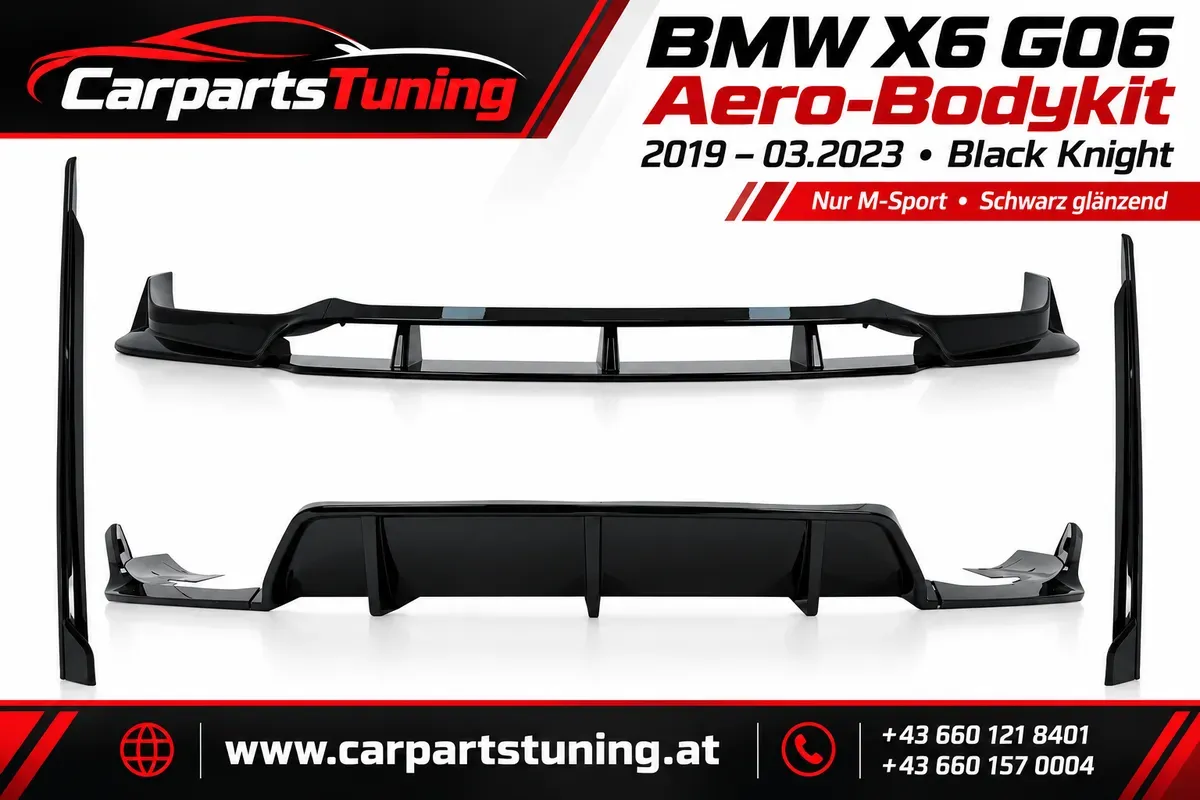 BMW X6 G06 Aero-Bodykit | 2019-03.2023 | Black Knight | M-Sport