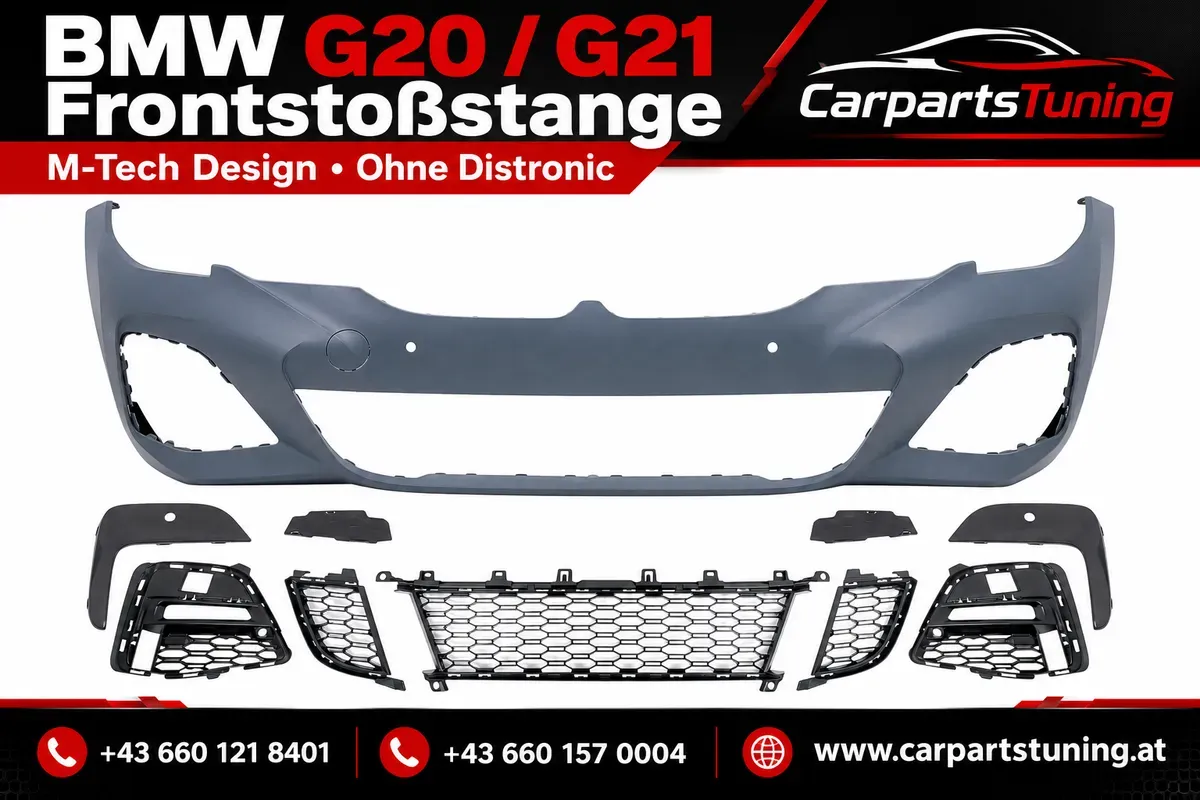 BMW G20 G21 Frontstoßstange | M-Tech Design | Ohne Distronic