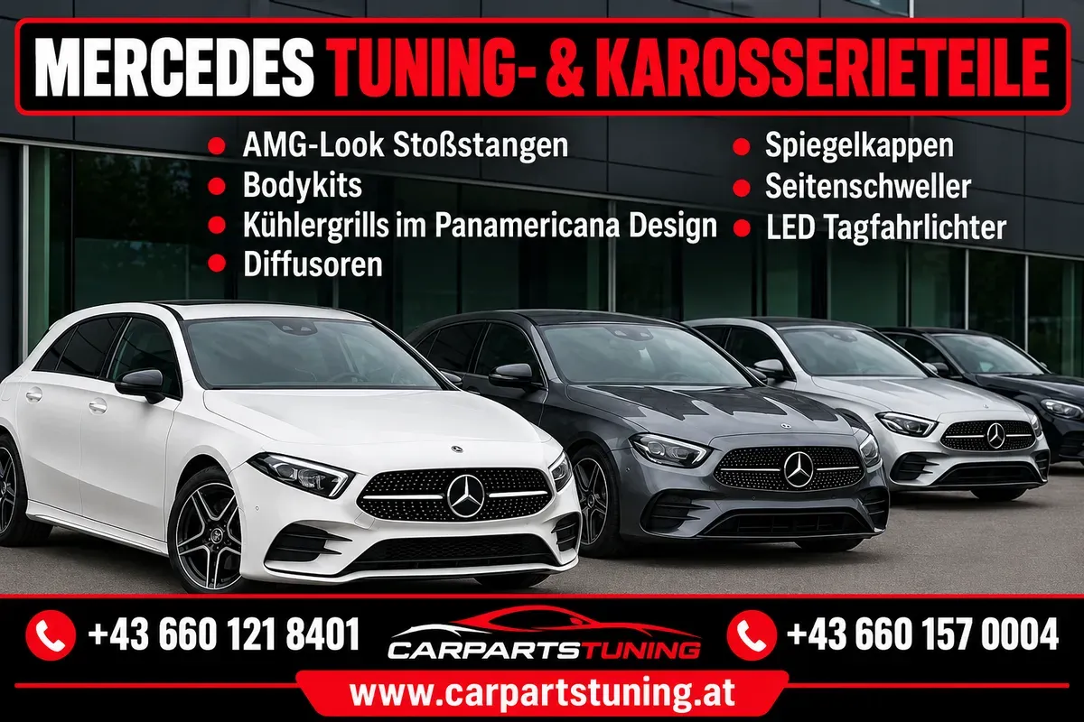 Mercedes Tuning- und Karosserieteile | Verschiedene Modelle