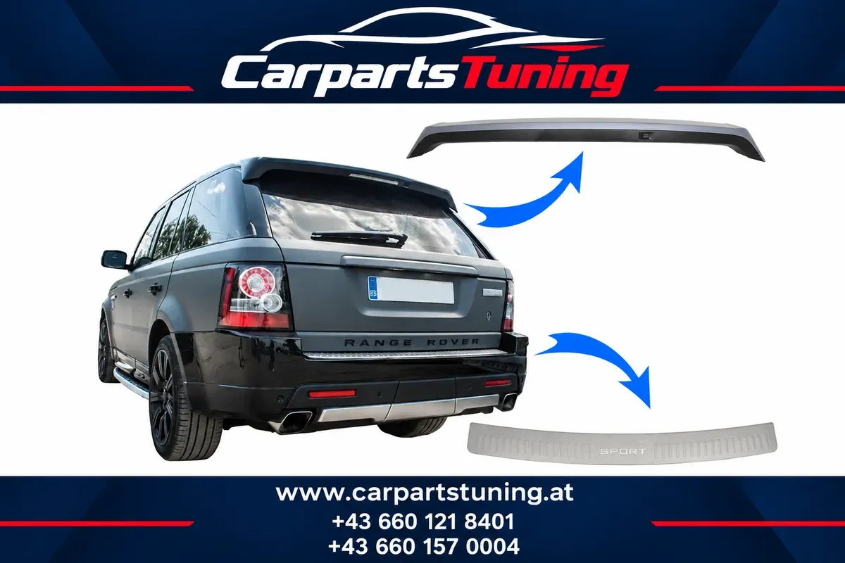 Range Rover Sport L320 2010-2013 Dachspoiler mit Heckstoßstangenschutz
