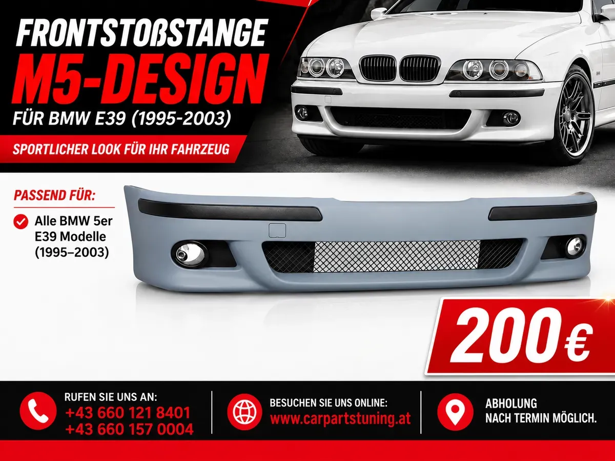 Frontstoßstange passend für BMW 5er E39 (1995-2003) M5 Design