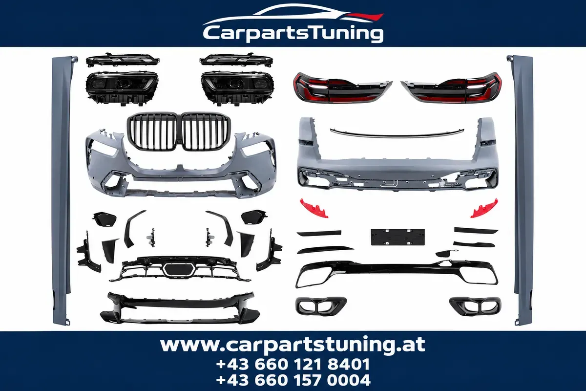 BMW X7 G07 2018-2022 Bodykit LCI-Look - LED Adaptive, Linkslenker