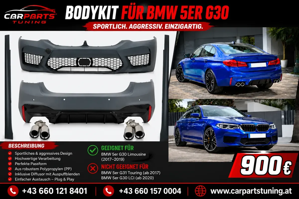 BMW 5er G30 Bodykit im M5-Design KOMPLETT