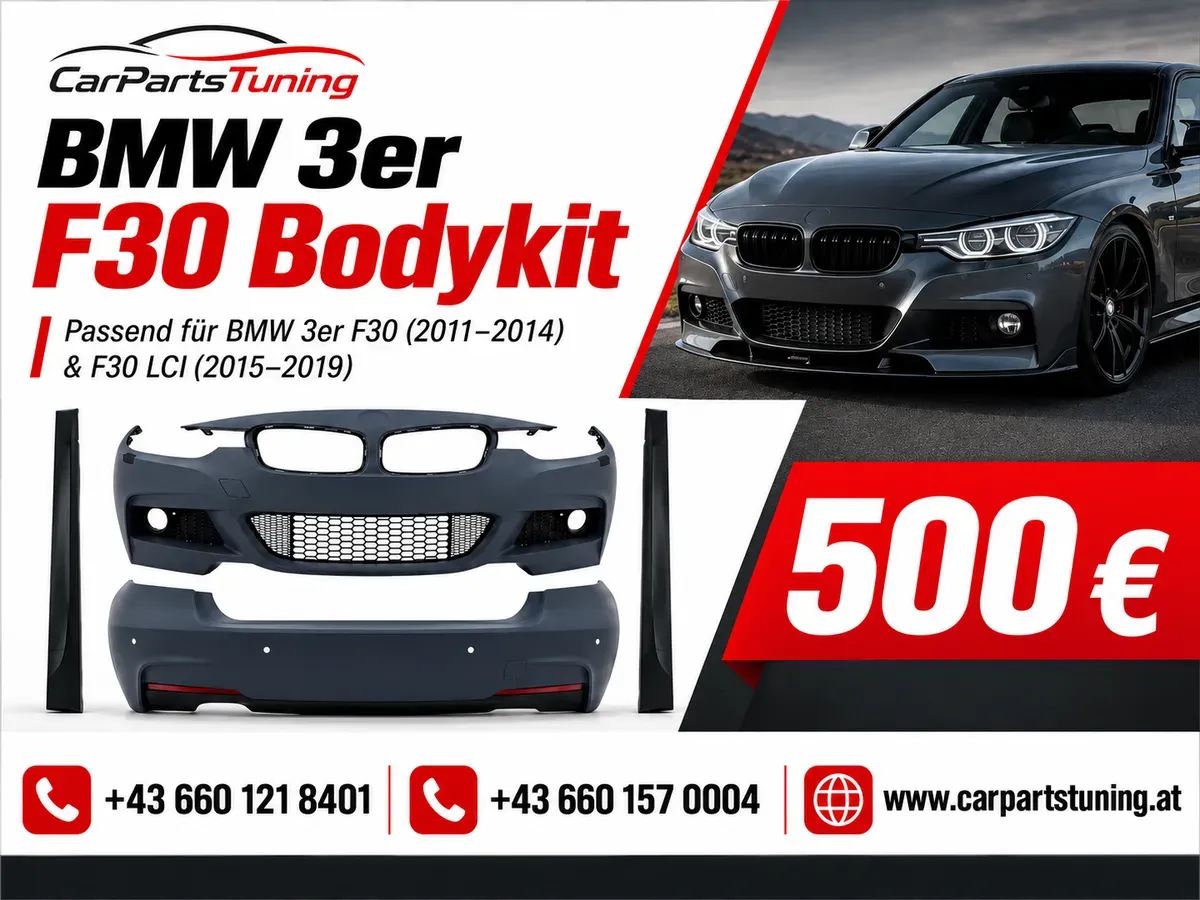 Komplettes Bodykit passend für BMW 3er F30 (2011-2019)
