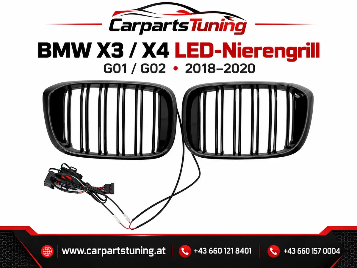 BMW X3 G01 X4 G02 LED-Nierengrill | 2018-2020 | Doppelstreifen