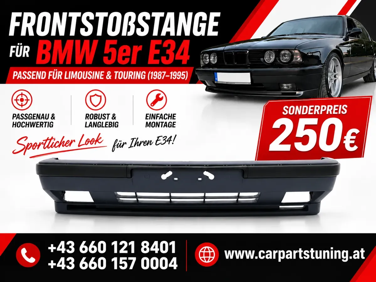 Frontstoßstange passend für BMW 5er E34 (1987-1995) M5 Design
