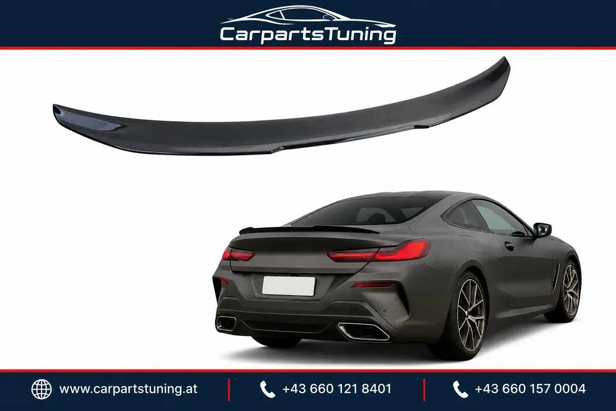 Heckspoiler passend für BMW 8er G15 Coupé 2018-2026 - Schwarz glänzend