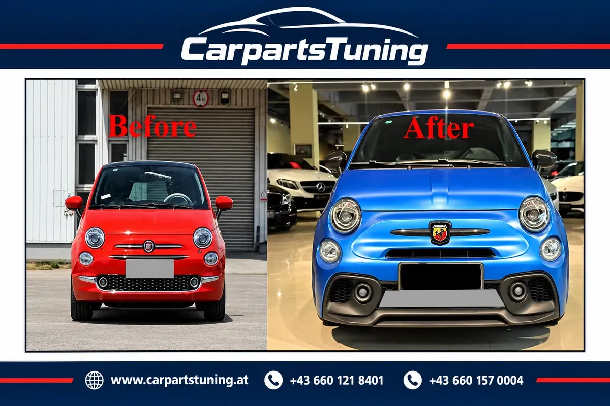 Fiat 500 Facelift 2016-2024 Bodykit Stoßstangen Schweller Spoiler