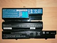 3 Laptop Akkus: Acer AS07B51, HP HSTNN-UB72, HP HSTNN-CB1B