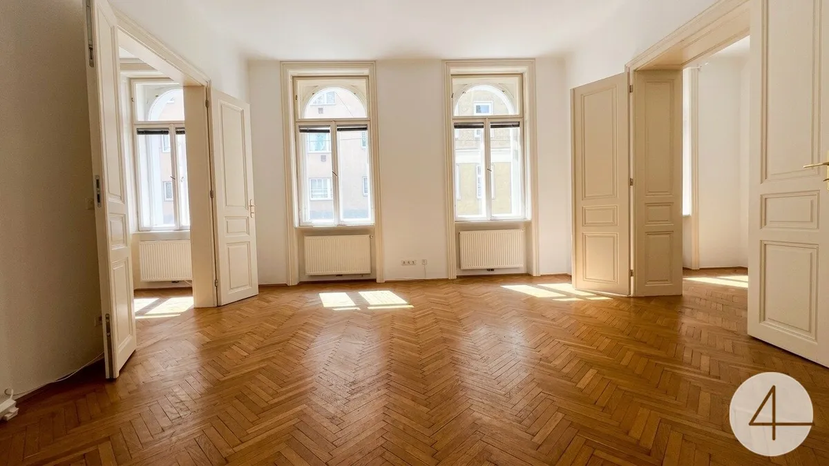 Elegant sanierte 3-Zimmer-Altbauwohnung - 180m zur U4 - in ruhiger Lage - image 1