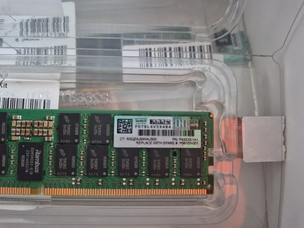 Micron RDIMM 64GB DDR5 5600B 2RX4 reg ECC,